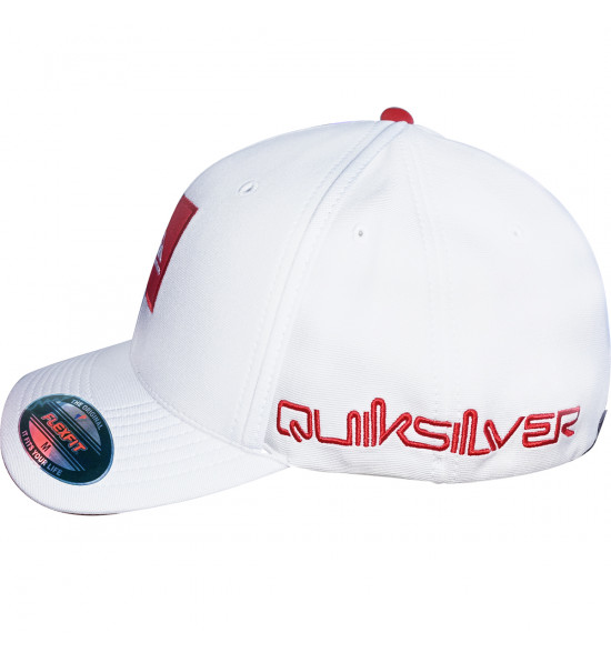 Boné Quiksilver Emb Square White - 3