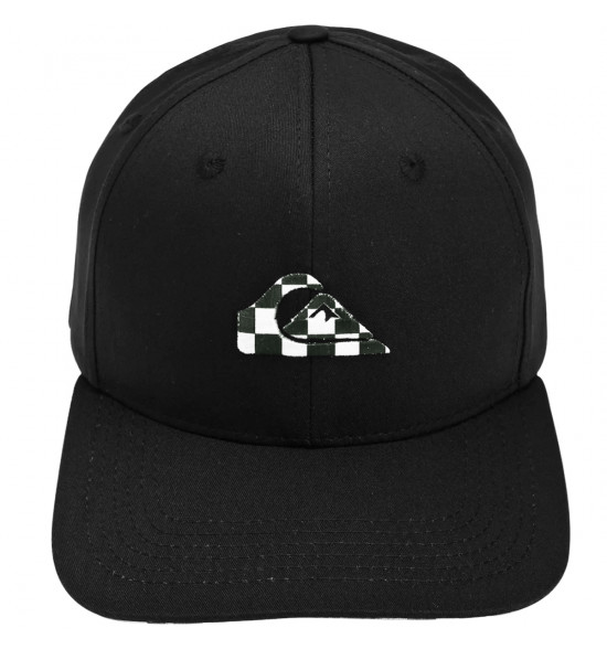 Boné Quiksilver Snap Checker Preto - 2