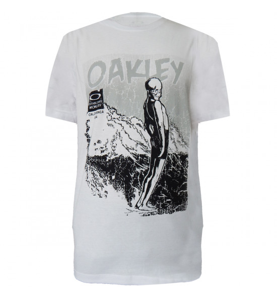 Camiseta Oakley Fanzine Tee Branca