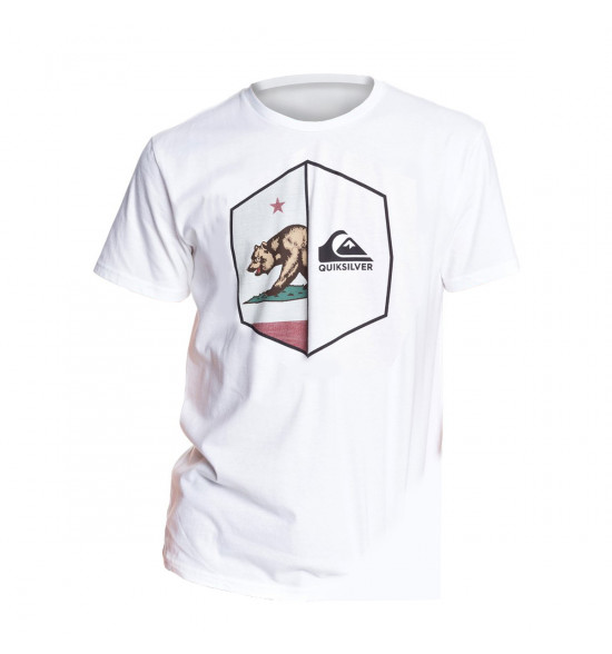 Camiseta Quiksilver California Shield Branco