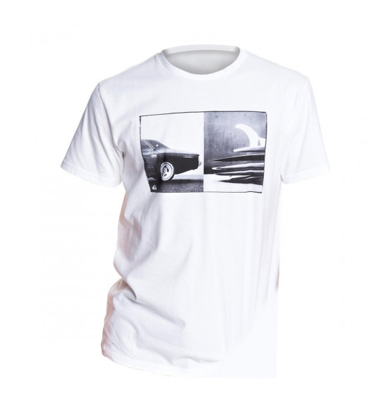 Camiseta Quiksilver High Speed Pursuit White