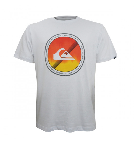 Camiseta Quiksilver Board Color Branca