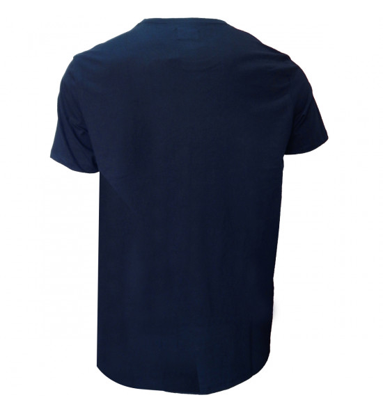 Rx Camiseta Alma De Praia Gola Redonda Lisa Azul Marinho - 2