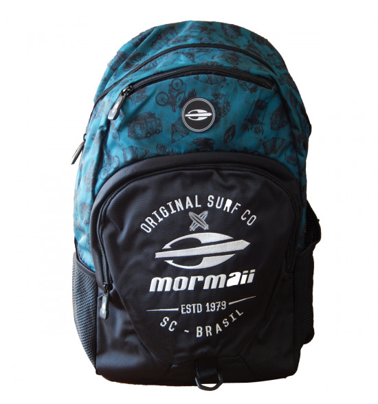 Mochila Mormaii Originals Surf Too Verde Com Preto