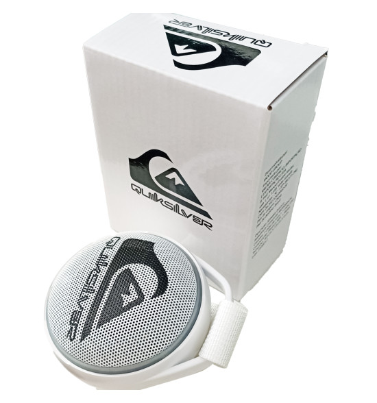 Speaker Quiksilver White com Bluetooth- Portátil, Recarregável e com Retro-iluminação Color LED   - 3