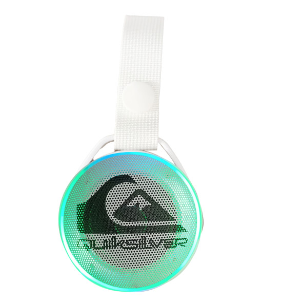 Speaker Quiksilver White com Bluetooth- Portátil, Recarregável e com Retro-iluminação Color LED   - 4