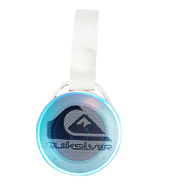 Speaker Quiksilver White com Bluetooth- Portátil, Recarregável e com Retro-iluminação Color LED   - 5