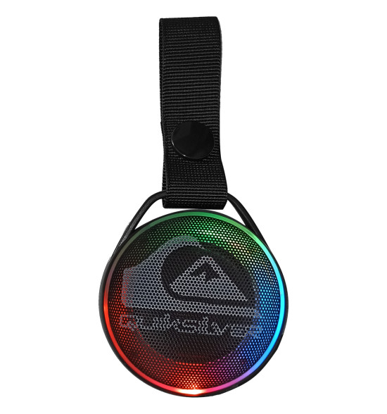 Speaker Quiksilver Black com Bluetooth- Portátil, Recarregável e com Retro-iluminação Color LED   - 4