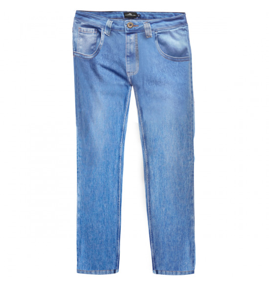 Calça Jeans Quiksilver Every Denim Delave Azul Claro