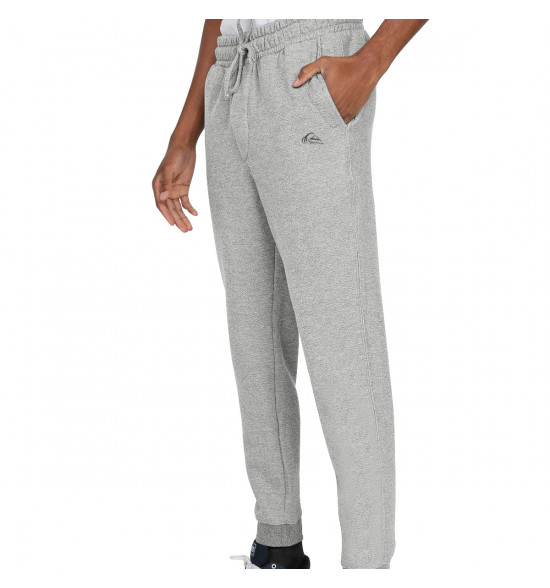 Calça Moletom Quiksilver Embroidery Cinza Mescla - 3