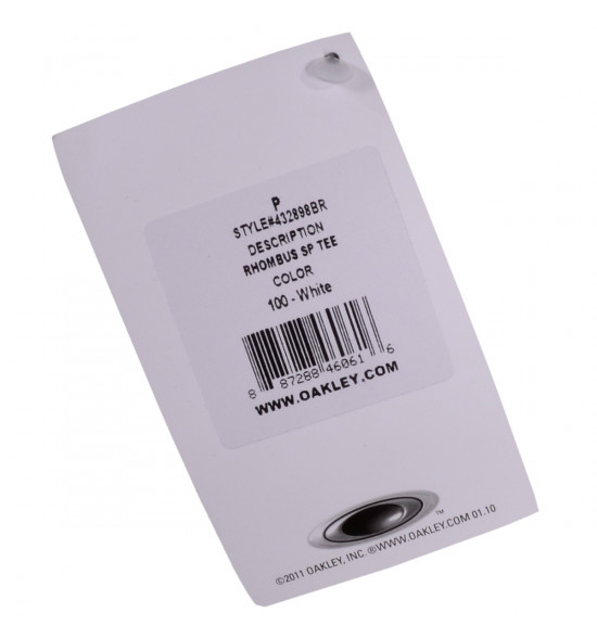 Camiseta Oakley Rhombus Branca - 5