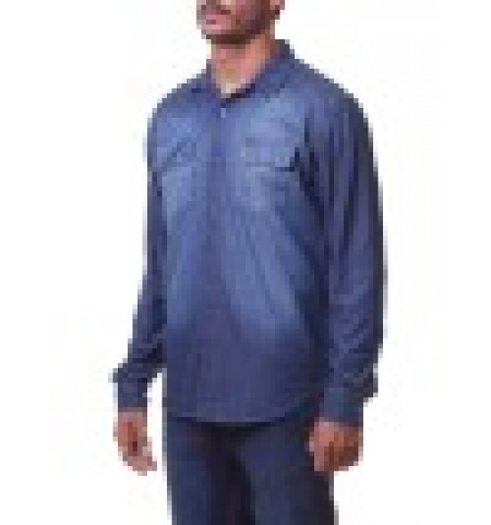 Camisa Jeans Mormaii Denim Blue Slim FIt PROMOÇÃO - 9