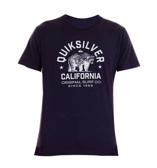 Camiseta Quiksilver California Republic Mascot Preta