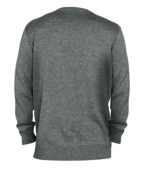 Suéter de Tricot Quiksilver Embroidery Masculino Cinza - Algodão Premium e Logo Bordado - 2