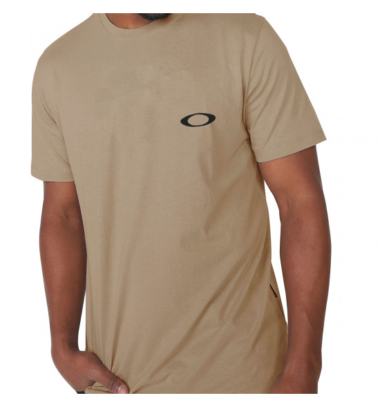 Camiseta Oakley Icon Tee Almond Heather - 3