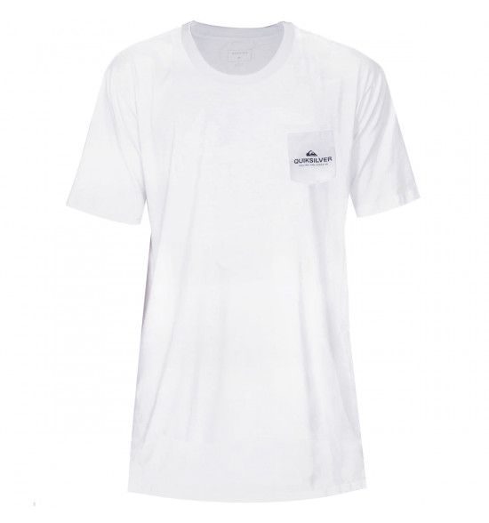 Camiseta Quiksilver Pocket Branca