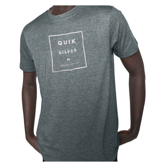 Camiseta Quiksilver Squared Up Cinza - 3