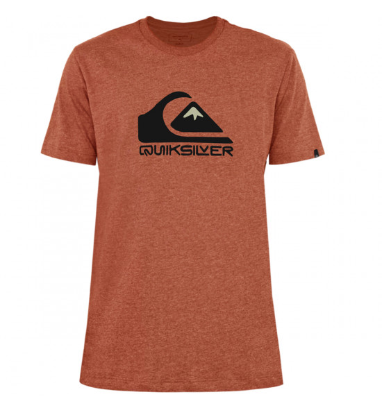 Camiseta Quiksilver Square Me Up Cobre