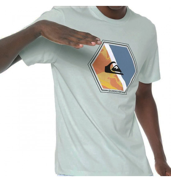 Camiseta Quiksilver Hexa Green - 3