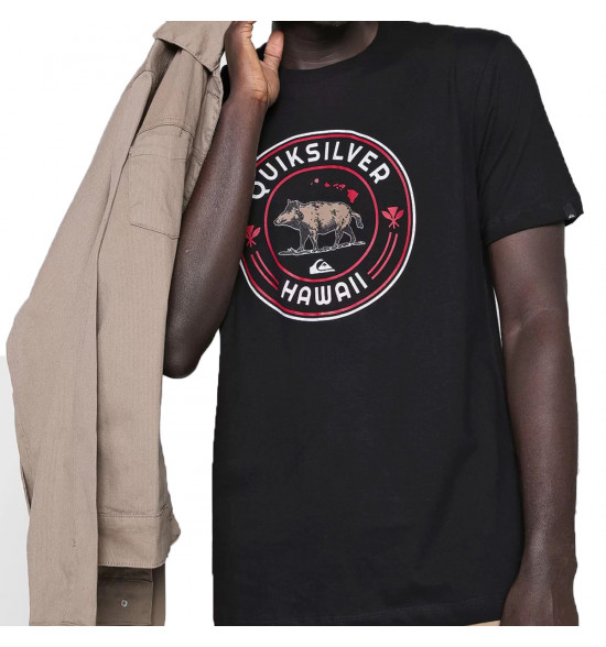 Camiseta Quiksilver Hi Next Meal Preta - 3