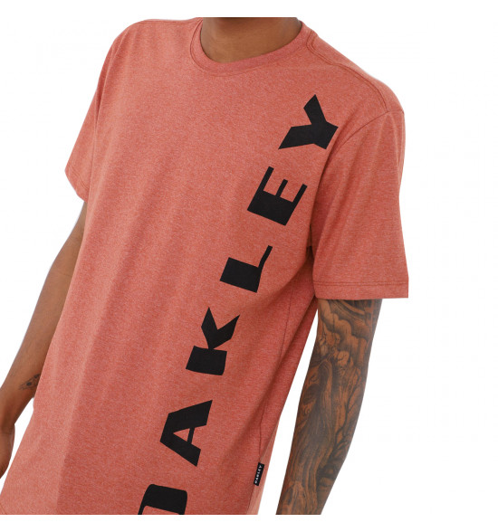 Camiseta Oakley Big Bark Tee Laranja - 3