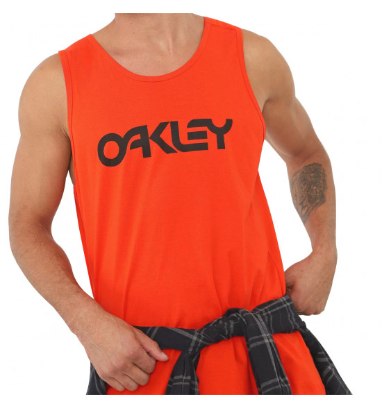 Regata Oakley Mark II Tank Neon Laranja - 3