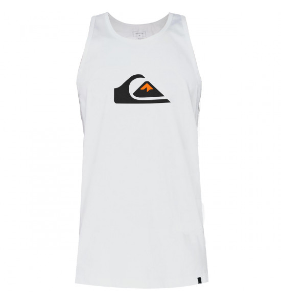 Regata Quiksilver Logo Color Branco