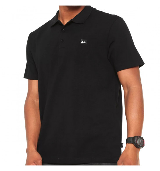 Camisa Polo Quiksilver Pima Cotton Preta - 3