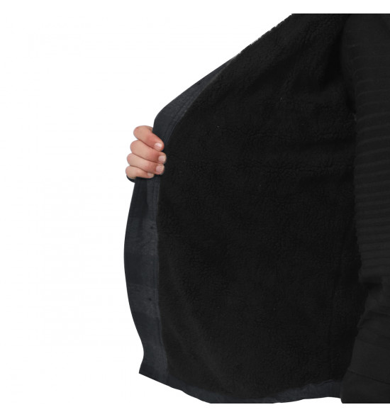 Jaqueta Rip Curl Flanelada Xadrez Sounds Hooded Washed Black - 5