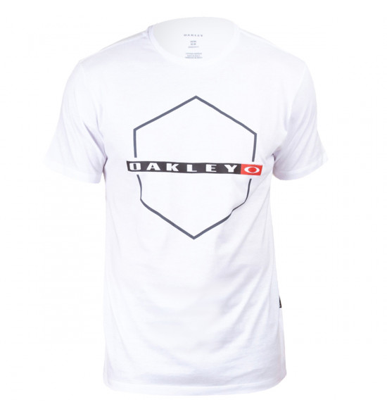 Camiseta Oakley Crossing Hex Tee Branco