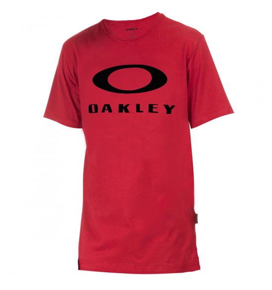 Camiseta Oakley Logo Tee iron red