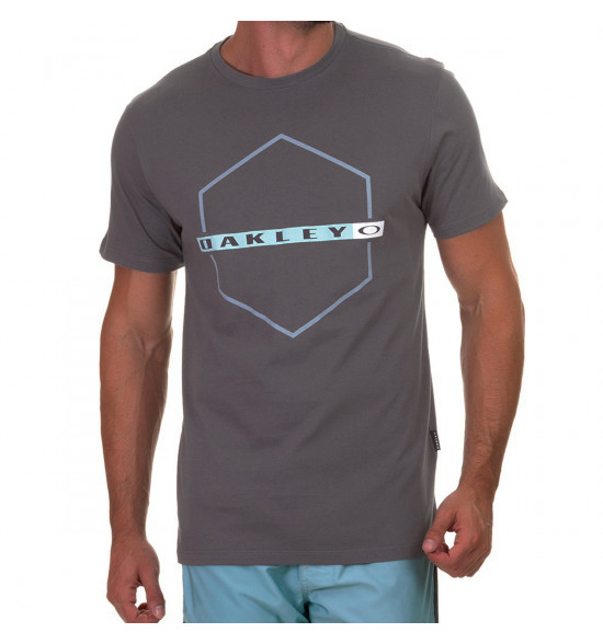 Camiseta Oakley Crossing Hex Tee Cinza - 3