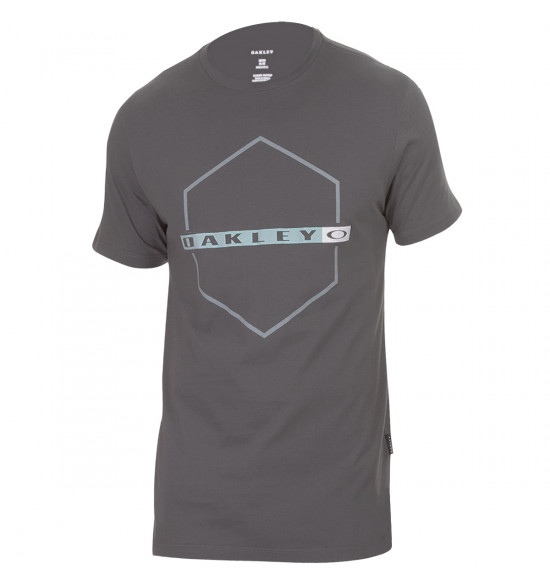 Camiseta Oakley Crossing Hex Tee Cinza