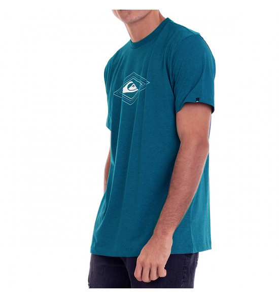 Camiseta Quiksilver Into the Past Petroleo - 3