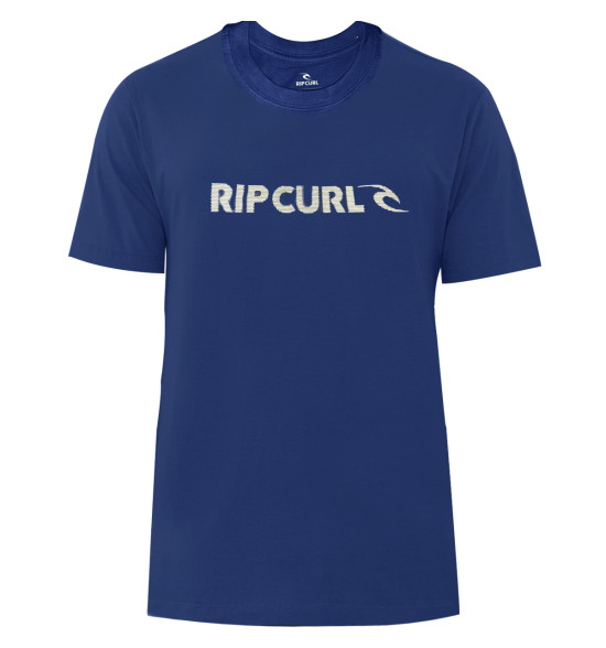 Camiseta Rip Curl New Icon Sphere Cobalto