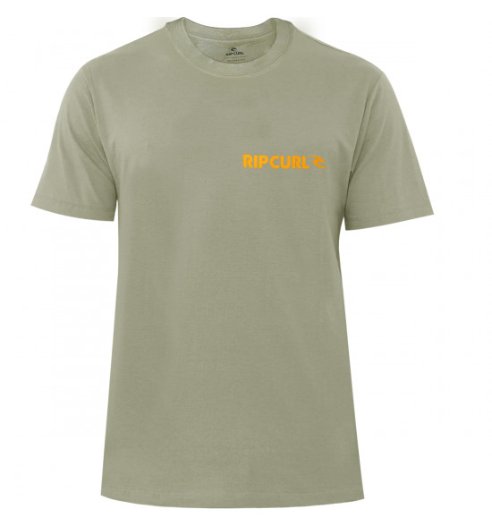 Camiseta Rip Curl Brand Icon Sand Dune