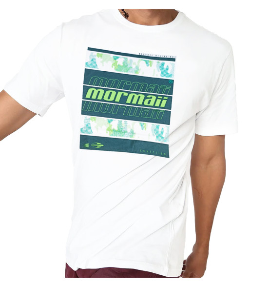 Camiseta Mormaii Surf Branca e Verde - 3