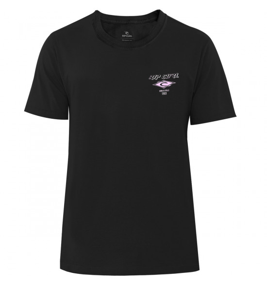 Camiseta Rip Curl Fadeout Essential Tee Black