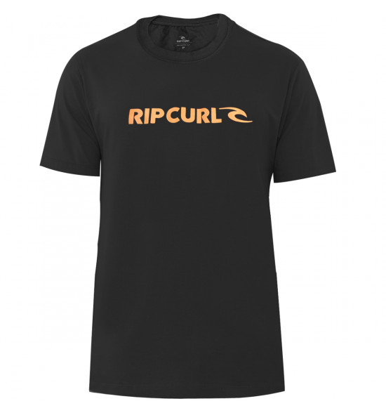 Camiseta Rip Curl New Icon Tee Black 2.0