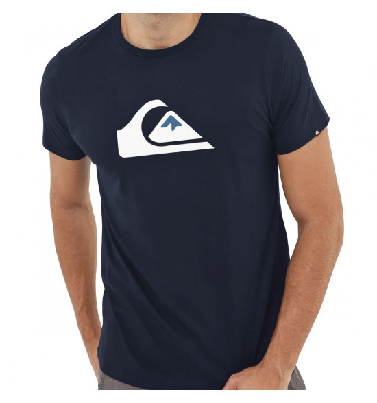 Camiseta Quiksilver Comp Logo Azul Marinho - 3