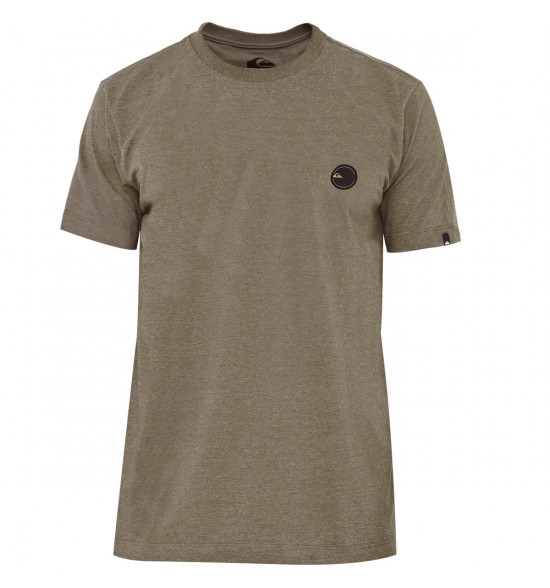 Camiseta Quiksilver Patch Round Marrom