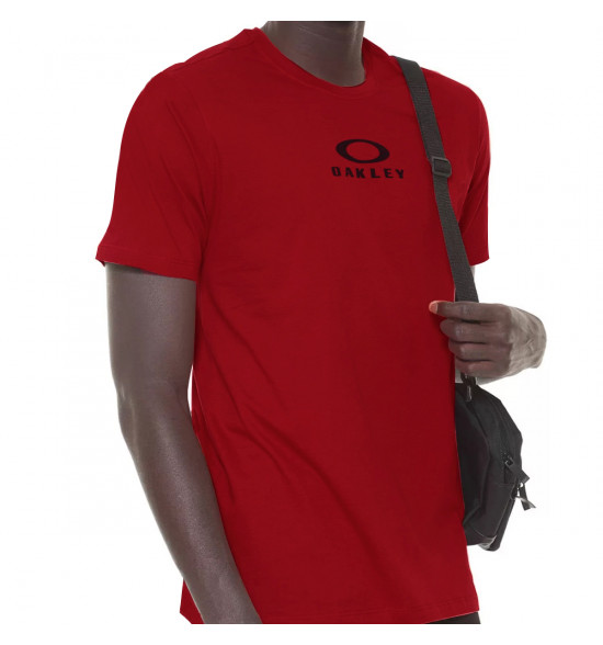 Camiseta Oakley Bark New Tee New Crimson - 3