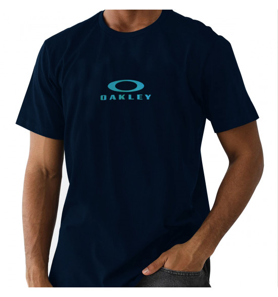 Camiseta Oakley Bark New Tee Fathom - 3