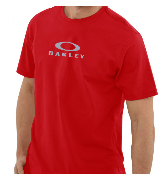 Camiseta Oakley Bark New Tee Red Line - 3