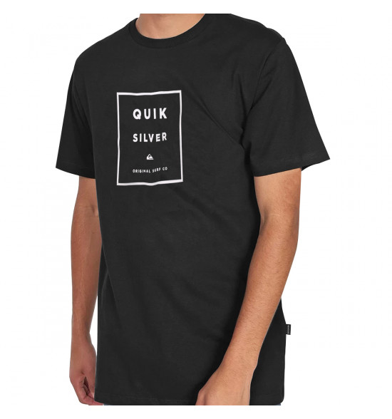 Camiseta Quiksilver Squared Up Preta - 3