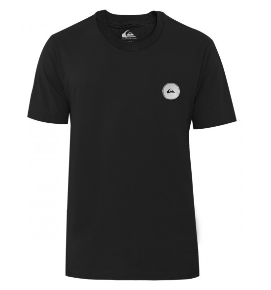 Camiseta Quiksilver Transfer Round Preta 