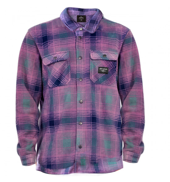 Jaqueta Rip Curl Flanelada Party Pack Fleece Shirt Dusty Purple