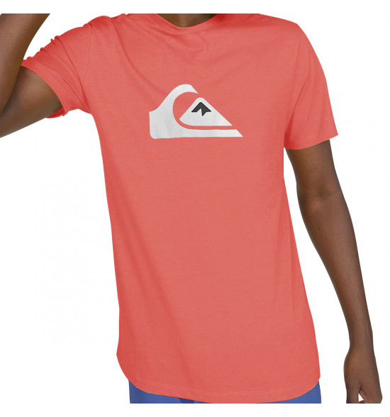 Camiseta Quiksilver Comp Logo Collors Vermelho Claro 2.0 - 3