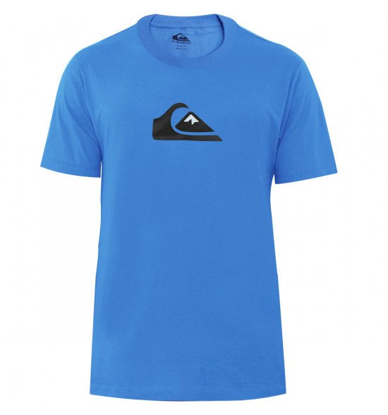 Camiseta Quiksilver Comp Logo Collors Azul 2.0