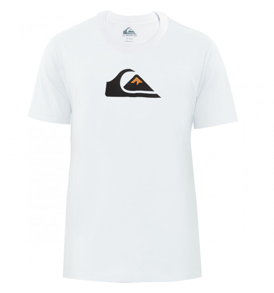 Camiseta Quiksilver Comp Logo Branco 2.0